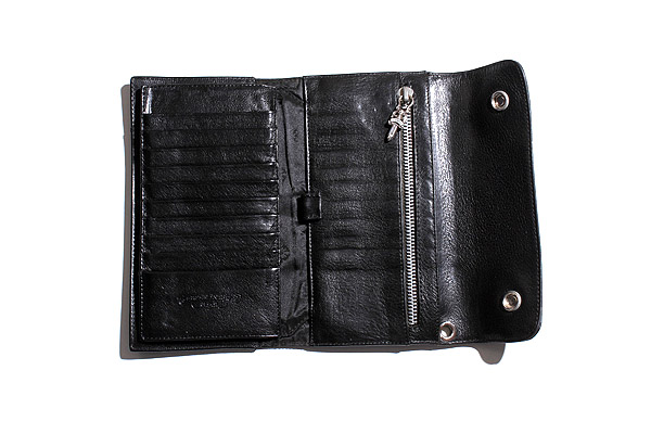 ChromHeartsクロムハーツ 財布 ダガー 3つ折り 長財布