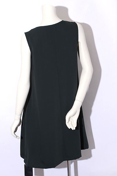 未使用品 16ss Jusglitty ジャスグリッティー フロントタックaラインワンピース ノースリーブ 2 緑系 春夏 レディース 004 ベクトルパーク