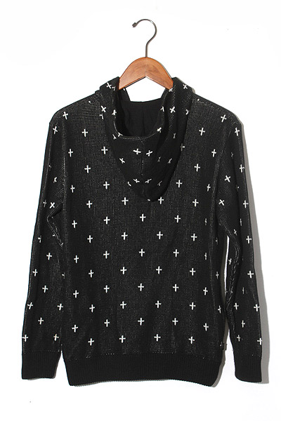 Moonage Devilment ムーンエイジデビルメント クロス ニットジャガード