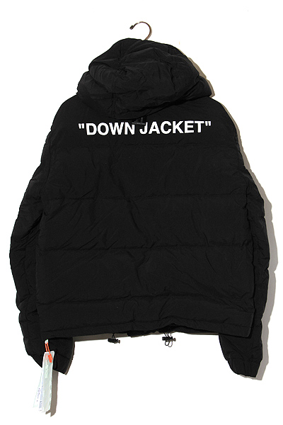 未使用品 2018AW OFF-WHITE オフホワイト QUOTE PUFFER 