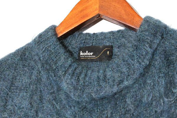 17AW kolor カラー KID MOHAIR KNIT キッドモヘヤニット セーター 1 