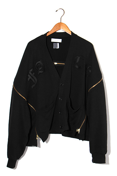 2019SS FACETASM ファセッタズム FACE ZIPPER CARDIGAN スウェット  