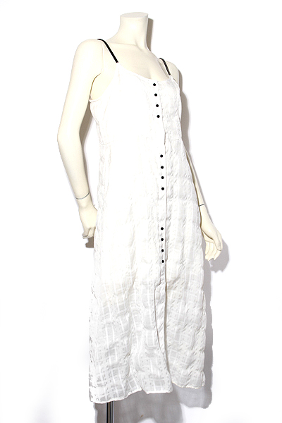 17ss Moussy マウジー Button Cami Op ボタンキャミワンピース 1 White 白 レディース 004 ベクトルパーク