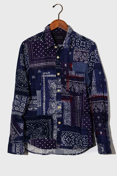 SOULIVE ソウライブ BLX-9-01504 BANDANA TRICK ART SHIRTS バンダナ 