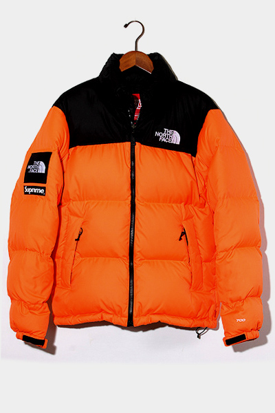 16aw Supreme The North Face シュプリーム ノースフェイス Nuptse Jacket ヌプシ ダウンジャケット S Orange 004 ベクトルパーク