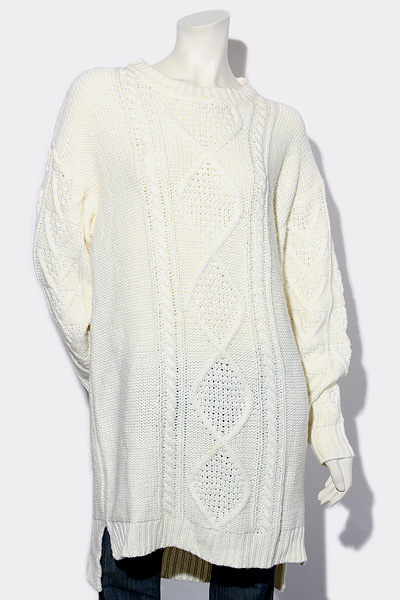 Sly スライ Combi Cable Lg Op コンビ ケーブル ニット ワンピース 0308ad73 0460 1 White ホワイト レディース 004 ベクトルパーク