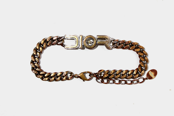 19ss Dior Sorayama ディオール 空山基 Brass Bracelet 真鍮 ブレスレット フリーサイズ Gold ゴールド メンズ 004 ベクトルパーク