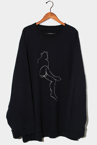 DRESSEDUNDRESSED ドレスドアンドレスド BODY EMBROIDERY XXL CREW  