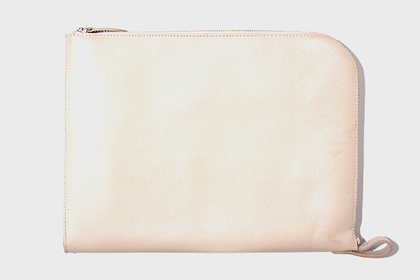 Nano Universe ナノユニバース 本革 クラッチバッグ ハンドバッグ Beige ベージュ メンズ 004 ベクトルパーク