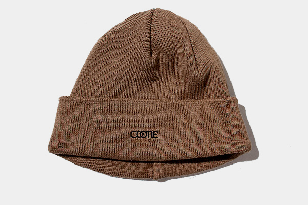 新品 COOTIE Cuffed Beanie ベージュ ビーニー ニット帽 2020SS COOTIE クーティ― Cuffed Logo Beanie ロゴビーニー