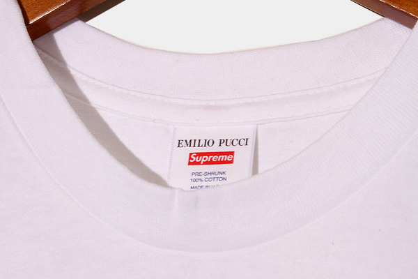 未使用品 21ss Supreme Emilio Pucci シュプリーム エミリオプッチ Box Logo Tee ボックスロゴ 半袖tシャツ L White Dusty Pink 白 ピンク メンズ 004 ベクトルパーク