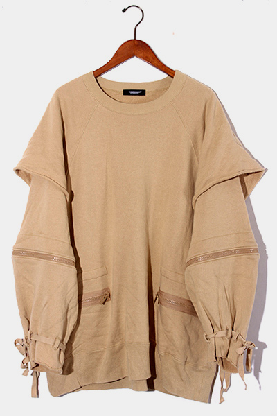 aw Undercover 多zip レイヤード Bigsweat ビッグスウェット 2 Beige ベージュ Ucz4809 メンズ 004 ベクトルパーク