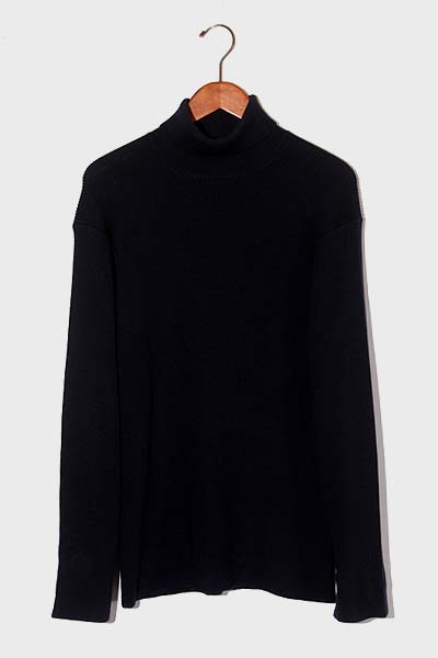 Y S For Men ワイズフォーメン タートルネックセーター ニット 長袖 ローゲージ Black 黒 メンズ 004 ベクトルパーク