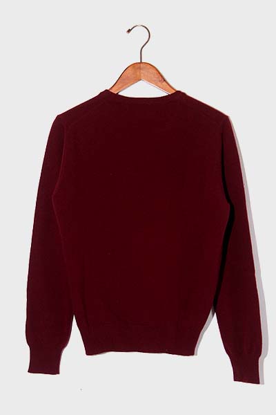 Drumohr ドルモア Donnachie ドナチー クルーネックニット セーター 復刻 ウール 46 Wine Red ワイン レッド 21 15 0448 9 メンズ 004 ベクトルパーク