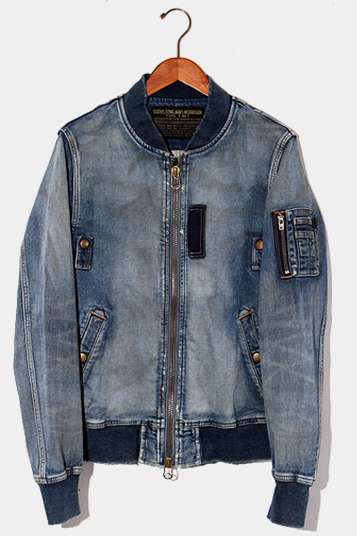 Tmt ティーエムティー Sweatlike Stretch Denim Type Ma 1 Flight Jacket スウェットライク デニム Ma 1 フライトジャケット M Indigo インディゴ Tjk F10 メンズ 004 ベクトルパーク