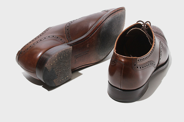 CROCKETT&JONES クロケット&ジョーンズ メインライン 6034 OXFORD COVENTRY コベントリー セミブローグ シューズ 7E D.BROWN/● メンズ