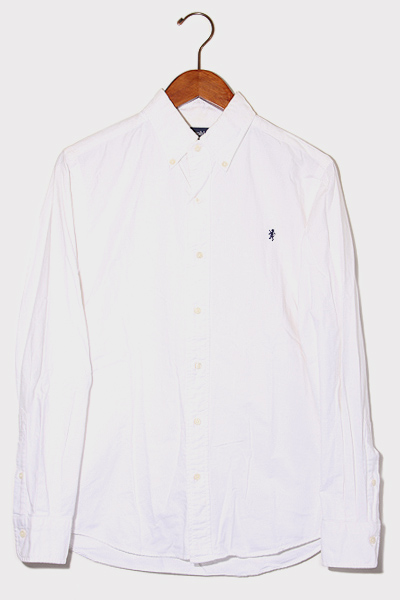 Gymphlex ジムフレックス 長袖ボタンダウンシャツ M YOX J-0643 WHITE ホワイト/◆ メンズ Gymphlex ジムフレックス 長袖ボタンダウンシャツ M YOX J-0643 WHITE ホワイト/◆ メンズ