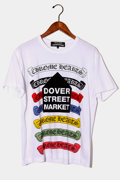 Chrome Hearts Comme Des Garcons クロムハーツ コムデギャルソン Dsm Rainbow Logo Tee プリント 半袖tシャツ L White 白 メンズ 004 ベクトルパーク