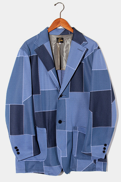 2021SS Needles ニードルス 2B JACKET-POLY JQ./PATCHWORK パッチ 