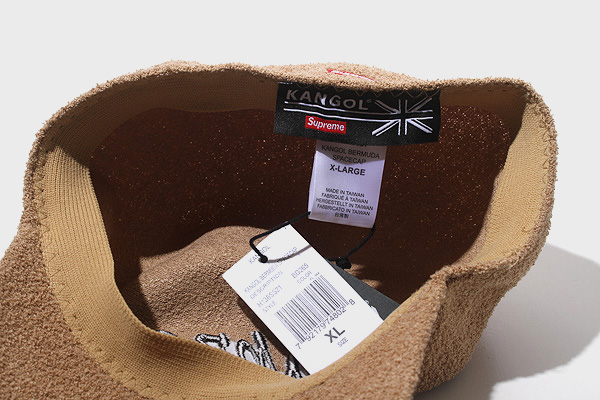 Supreme kangol コラボ タグ付き キャップ キャスケット 美品