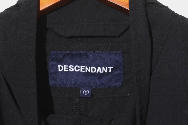 DESCENDANT ディセンダント D-51M NYLON JACKET ナイロンジャケット モッズコート 1 BLACK ブラック 192BRDS-JKM04 /● メンズ