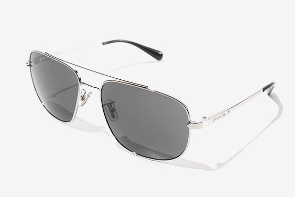 COACH コーチ ツーブリッジ サングラス 57□17 BLACK ブラック