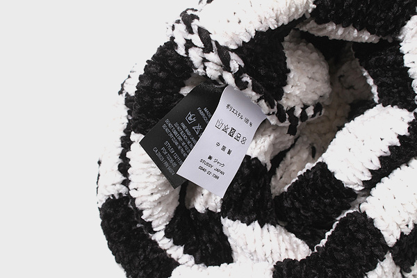 未使用品 2022AW STUSSY ステューシー CROCHET CHECKERED BEANIE 