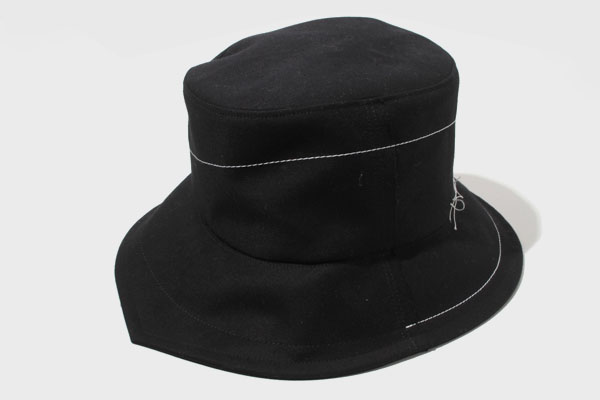 【Ground Y 】ブラック バケットハット GroundY グラウンドワイ ヨウジヤマモト ishica cotton twill
