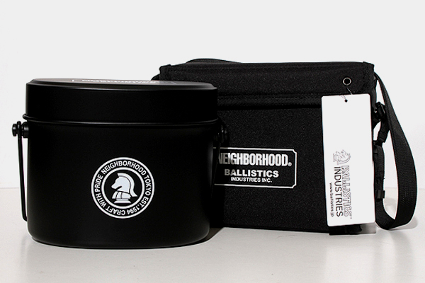 未使用品 2022AW NEIGHBORHOOD × BALLISTICS ネイバーフッド バリスティックス NH MESS TIN & CASE メスティン&ケースセット 飯盒 メンズ