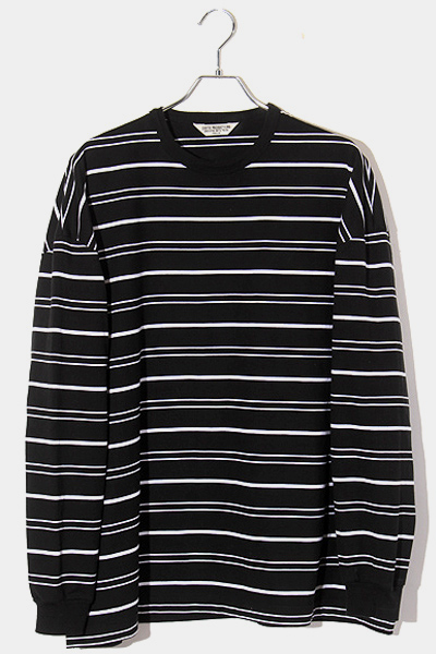 23SS COOTIE クーティ Supima Border Oversized L/S Tee ボーダー