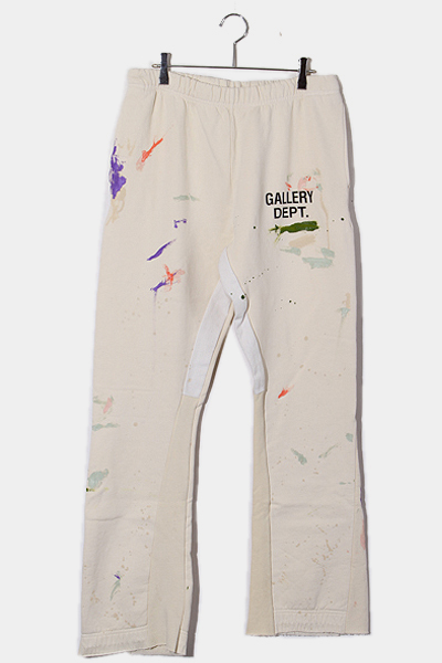 GALLERY DEPT. ギャラリーデプト GD LOGO PAINTED FLARE SWEAT PANTS  