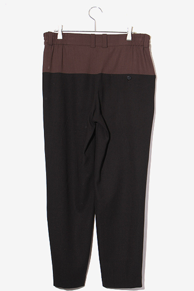 ETHOSENS エトセンス BY COLOR PANTS バイカラーパンツ ウール ドロー 