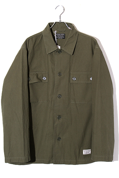 未使用品 2024SS WACKO MARIA ワコマリア SIZE:L ARMY SHIRT TYPE 2 
