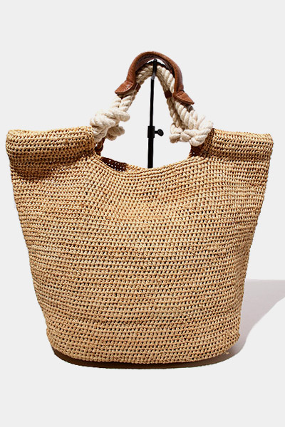 HELEN KAMINSKI ヘレンカミンスキー NIDA S ニダ S タッセル ラフィア  