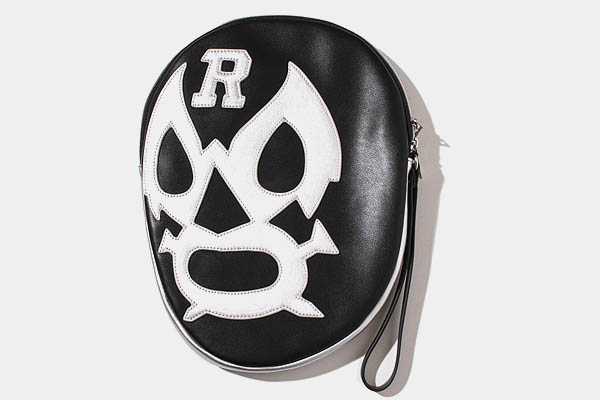 Russeluno ラッセルノ LUCHA ルチャ クラッチバッグ ポーチ BLACK 