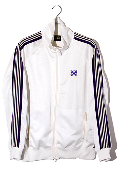 最安値」Needles トラックジャケット23ss Ice White
