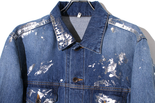 2024SS KHOKI コッキ SIZE:3 Silver printed jacket シルバー