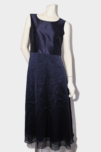 タグ付き 東京ソワールsoir dolce スリーブレスロングドレス 【公式通販】