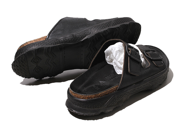 27cm NIGEL CABOURN ナイジェルケーボン PEAT LABEL LEATHER SANDAL 