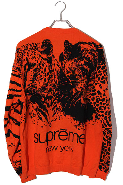 2023SS Supreme シュプリーム SIZE:M Big Cats Jacquard L/S Top 