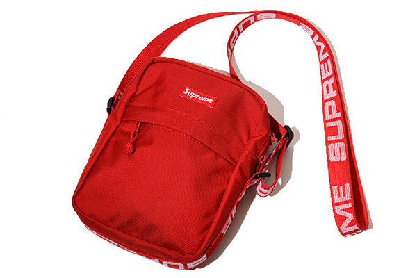 supreme 18ss shoulder bag 嗜み red 