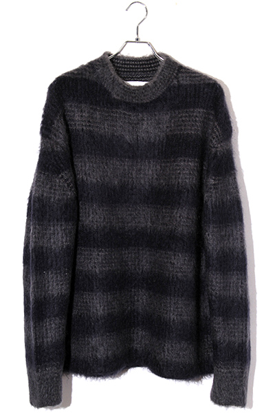 JIL SANDER ジルサンダー SIZE:48 Striped Mohair Knit ストライプ 