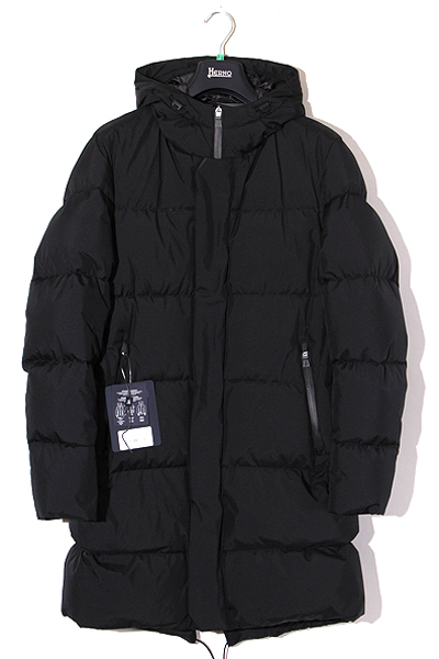 未使用品 HERNO ヘルノ SIZE:48 Laminar ラミナー ダウンコート NAVY 