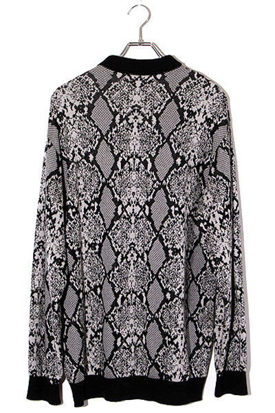 2023AW WACKO MARIA ワコマリア SIZE:M PYTHON KNIT POLO SHIRT 