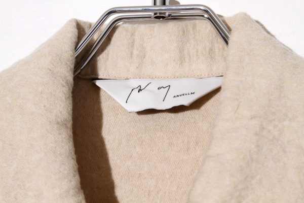 ANCELLM アンセルム SIZE:2 C/W NEP PULLOVER SHIRT ネップ 長袖 プル 