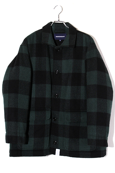 DESCENDANT RAG MELTON JACKET （DESCENDANT] RAG MELTON JACKET