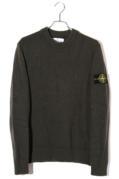 STONE ISLAND ストーンアイランド SIZE:S ロゴパッチ クルーネック 