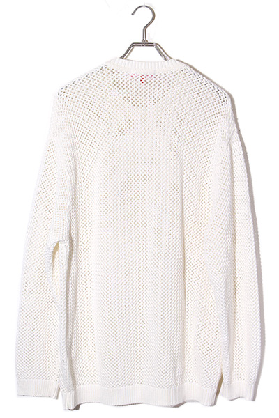 22SS Supreme シュプリーム SIZE:XL Open Knit Small Box Sweater 