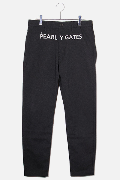 PEARLY GATES パーリーゲイツ ロゴ刺繍 ストレッチパンツ ゴルフウェア  