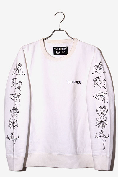 WACKO MARIA ワコマリア NUDE GIRL HEAVY WEIGHT CREW NECK SWEAT